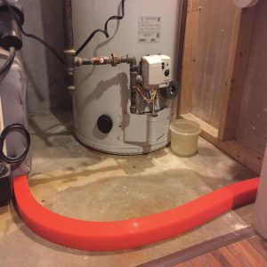 How to handle a leaking water heater.