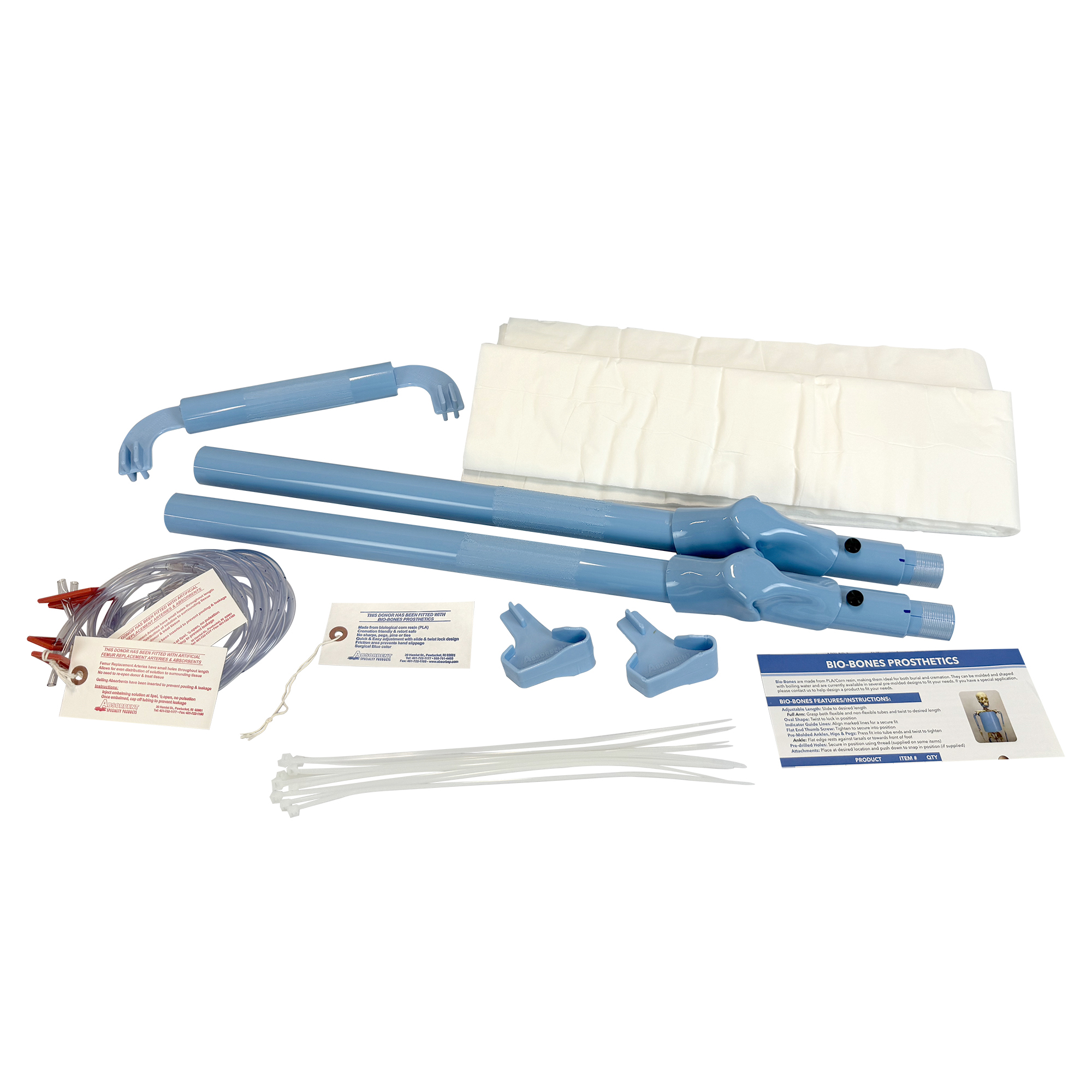 Lower Extremity Bio-Bones, Arteries & Absorbent Kit